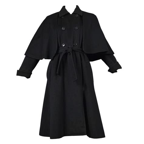 ysl cape coat|saint laurent coat.